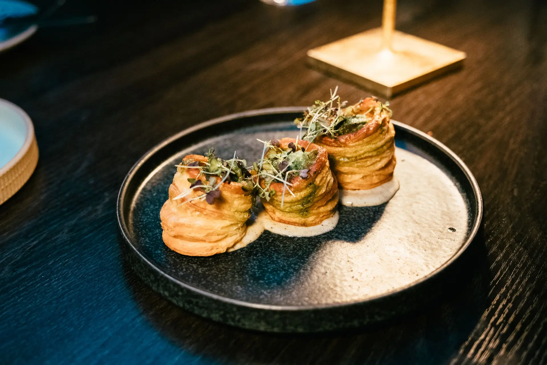 Executive Chef preparing a dish